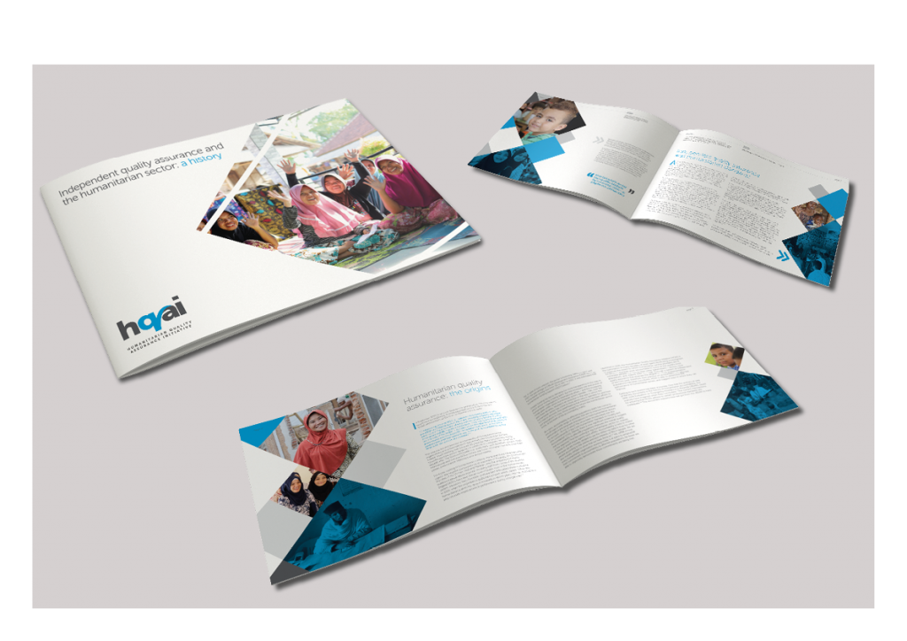Graphic design for reports and brochures