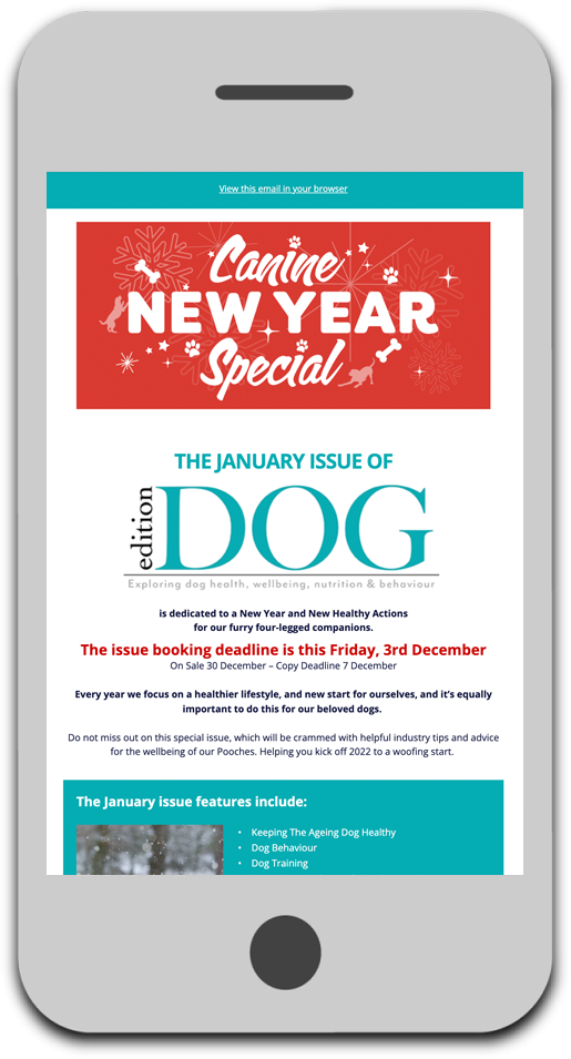 Edition Dog Magazine email